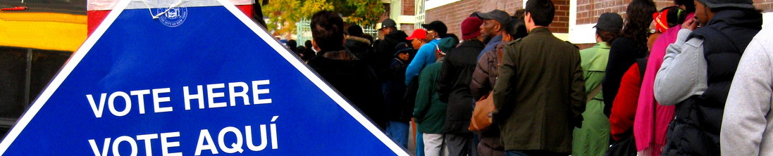 2008 voting line in Brooklyn