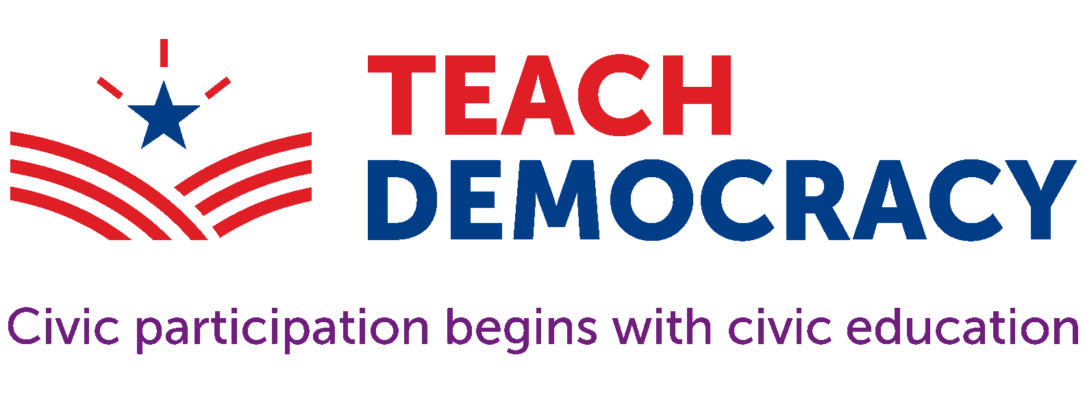 TeachDemocracyLogo Tagline RGB