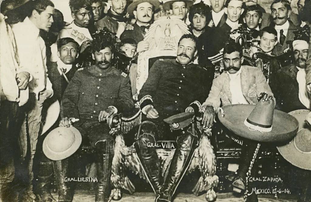 Zapata and Villa in Mexico City