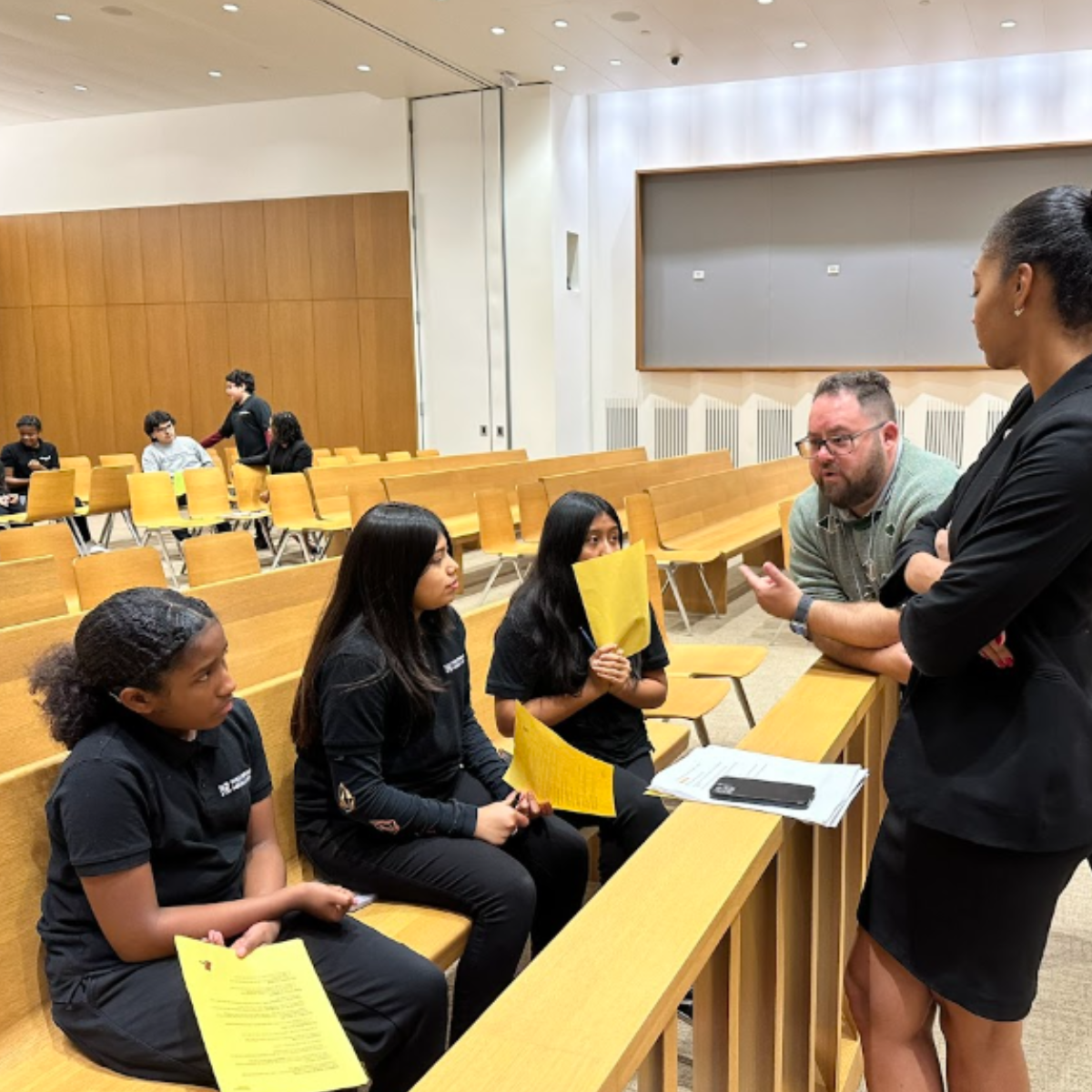 Students in Courtroom