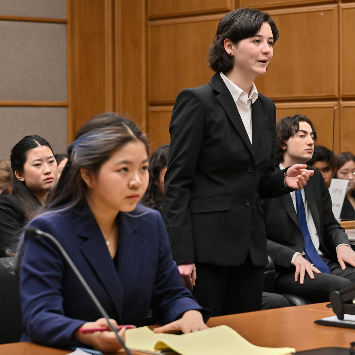 Mock Trial Courtroom Scene